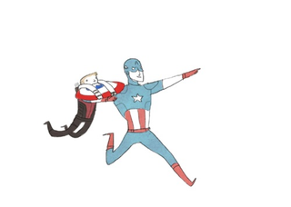 Illustration for article titled Adorable webcomic illustrates the Avengers' difficulties with carrying Hawkeye into battle
